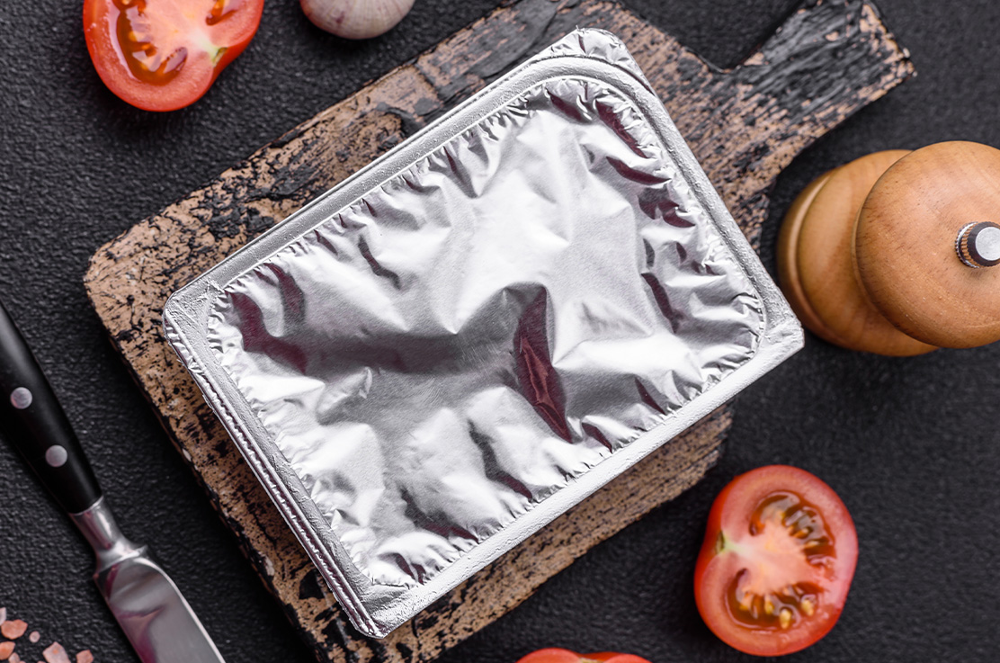Pudełko na lunch z folii aluminiowej