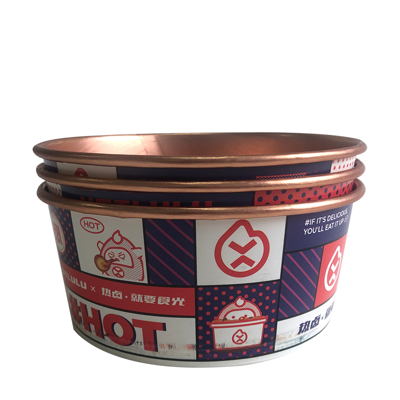 Okrągła aluminiowa srebrna miska na sałatkę o pojemności 1300 ml