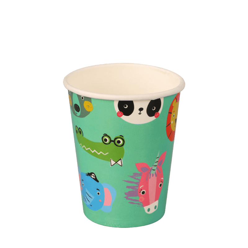 Papierowe kubki do picia zimnej kawy o pojemności 10 uncji nadające się do recyklingu
